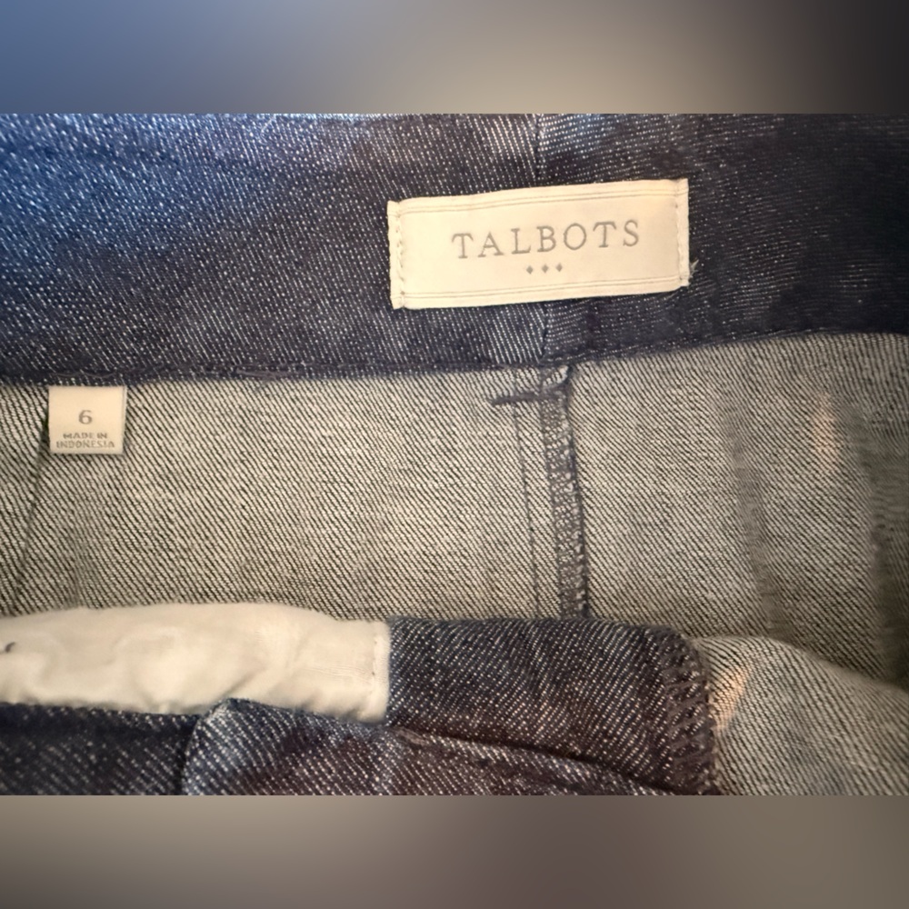 Talbots Denim A-line Skirt - Picture 6 of 6